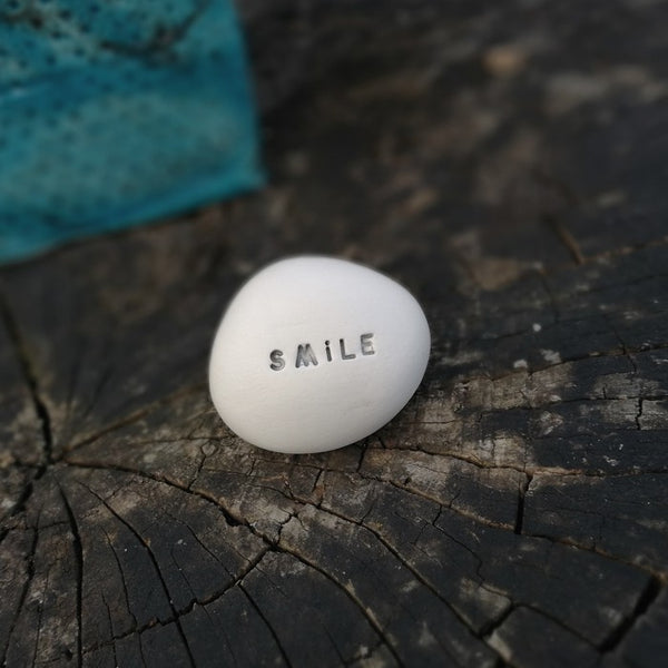 SMILE - Motivation ceramic stones