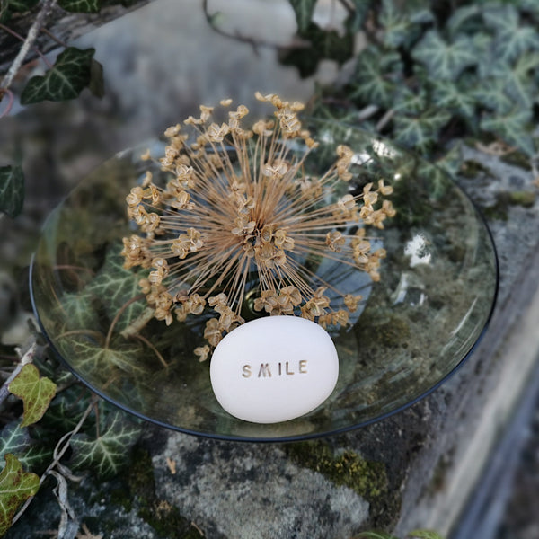SMILE - Motivation ceramic stones