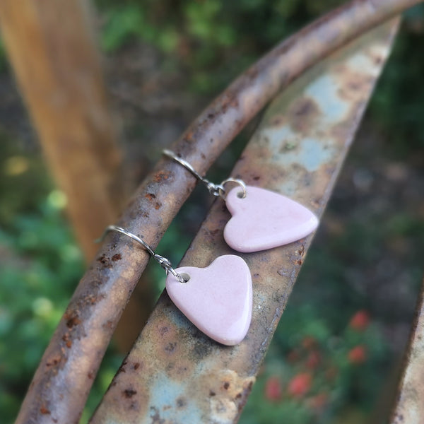 Orecchini in ceramica, superficie speciale, gioielli fatti a mano