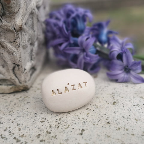 ALÁZAT - Regalo speciale, regalo fatto a mano e messaggio sulle pietre