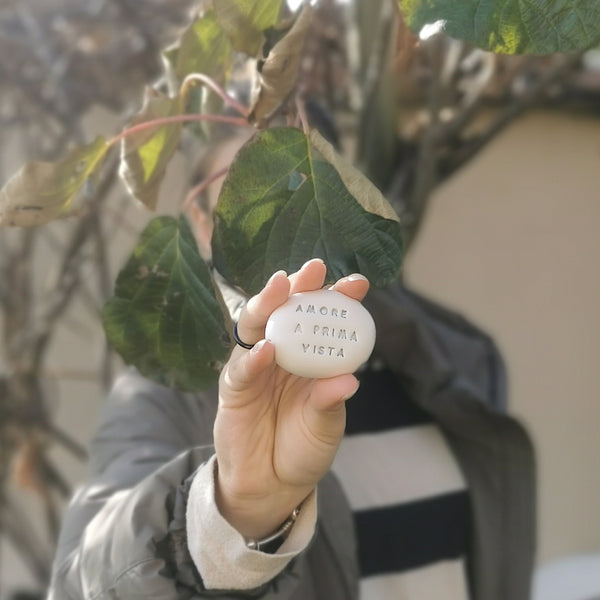 ABBONDANZA - Messaggio spirituale, pietra incisa