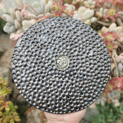 Bronze gold flat bowl