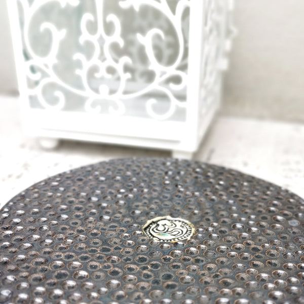 Bronze gold flat bowl