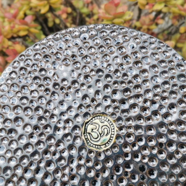 Bronze gold flat bowl