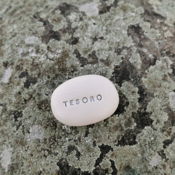 TESORO - Szerelmes ajándék, esküvői, kerámia üzenetajándék