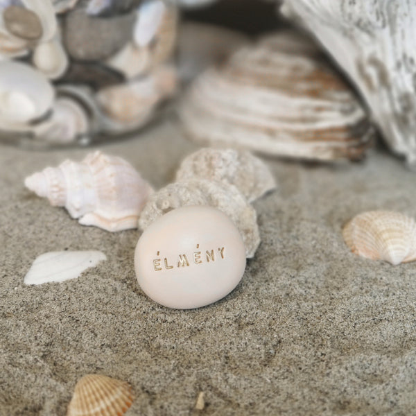ÉLMÉNY - Ceramic magic pebble, motivation gift