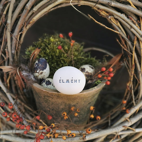 ÉLMÉNY - Ceramic magic pebble, motivation gift