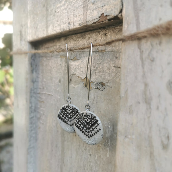 Gioielli romantici in ceramica fatti a mano 