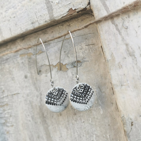 Gioielli romantici in ceramica fatti a mano 