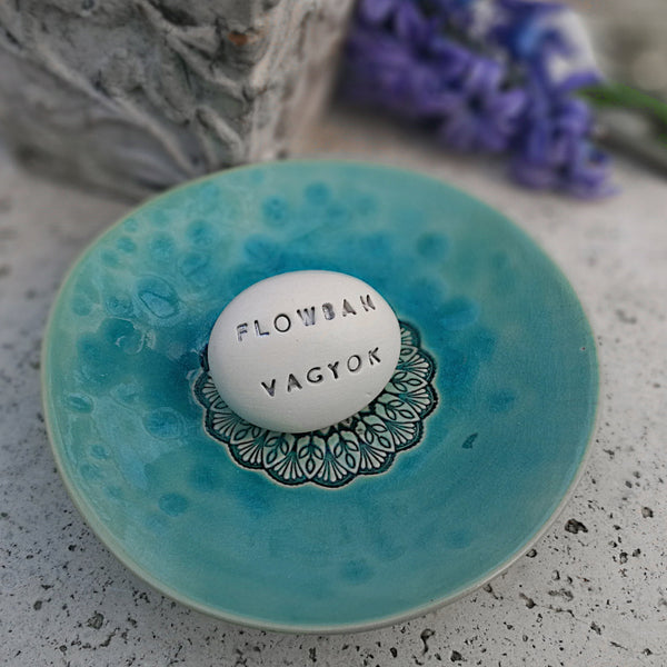 FLOWBAN VAGYOK - Motivation gift, ceramic small gift