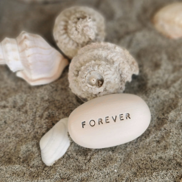 FOREVER - Motivational incribed message pebble