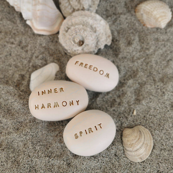 SPIRIT - Spiritual ceramic pebble, gift, motivation, decoration