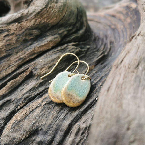 Orecchini in ceramica, collezione spiaggia