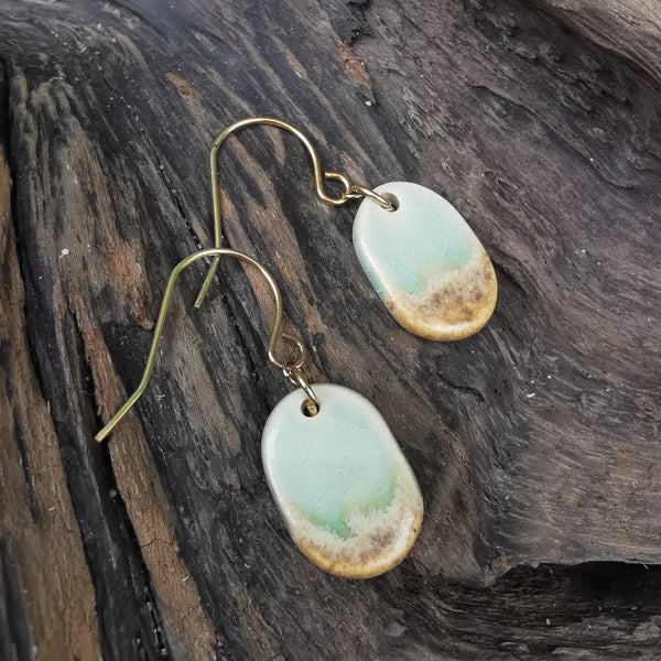 Orecchini in ceramica, collezione spiaggia