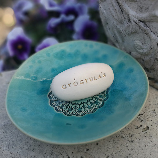 GYÓGYULÁS - Magic pebble with magic power inscription -