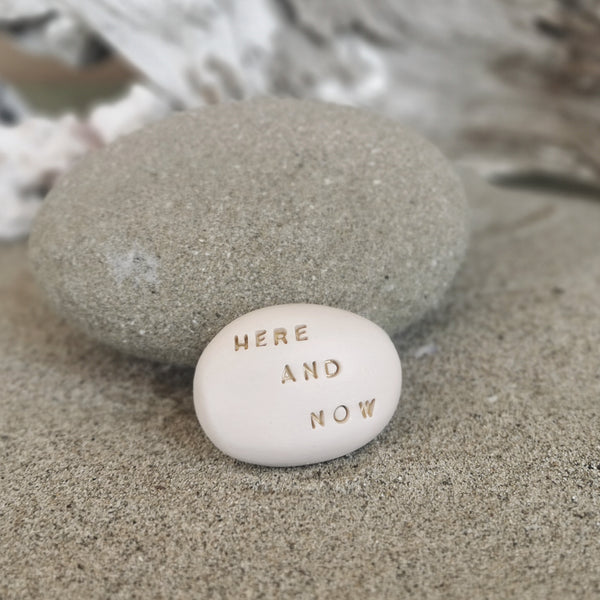 HERE AND NOW - Spiritual gift, unique handmade ceramic