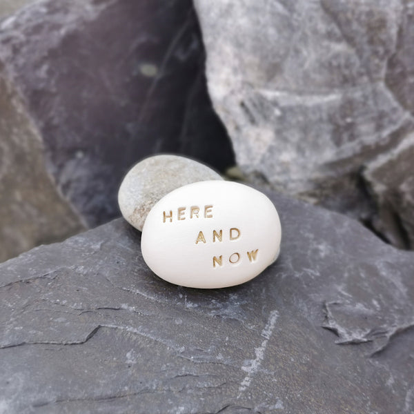 HERE AND NOW - Spiritual gift, unique handmade ceramic
