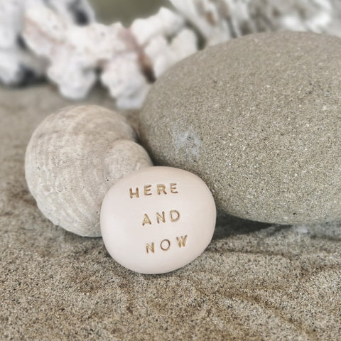 HERE AND NOW - Spiritual gift, unique handmade ceramic