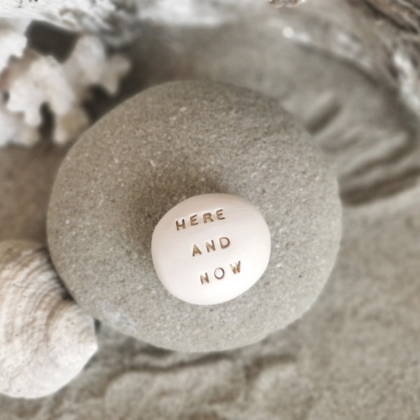 HERE AND NOW - Spiritual gift, unique handmade ceramic