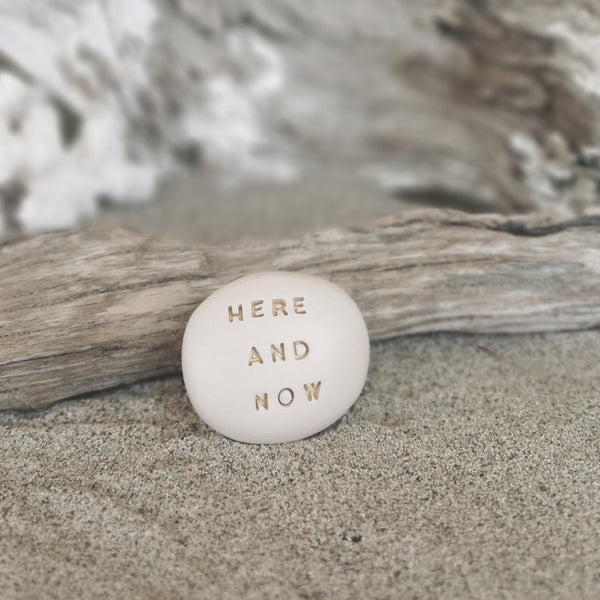 HERE AND NOW - Spiritual gift, unique handmade ceramic