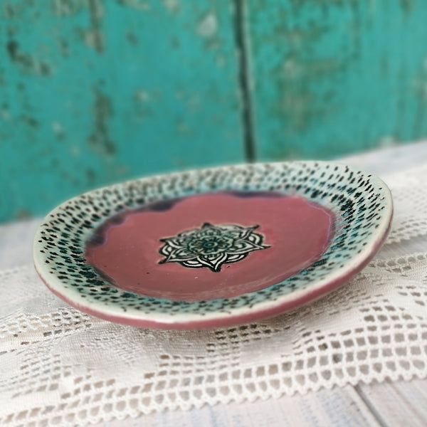 Cherry red bowl with 50% discount!