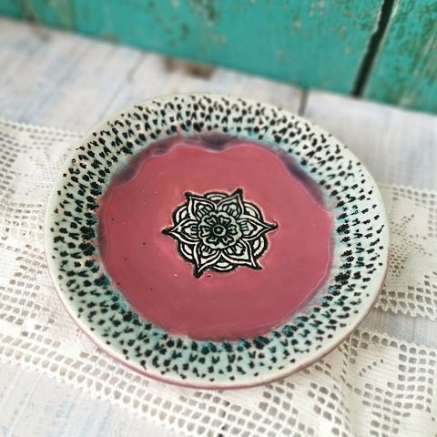 Cherry red bowl with 50% discount!
