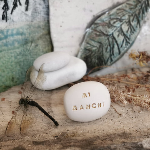 MI MANCHI - Love message, ceramic pebble