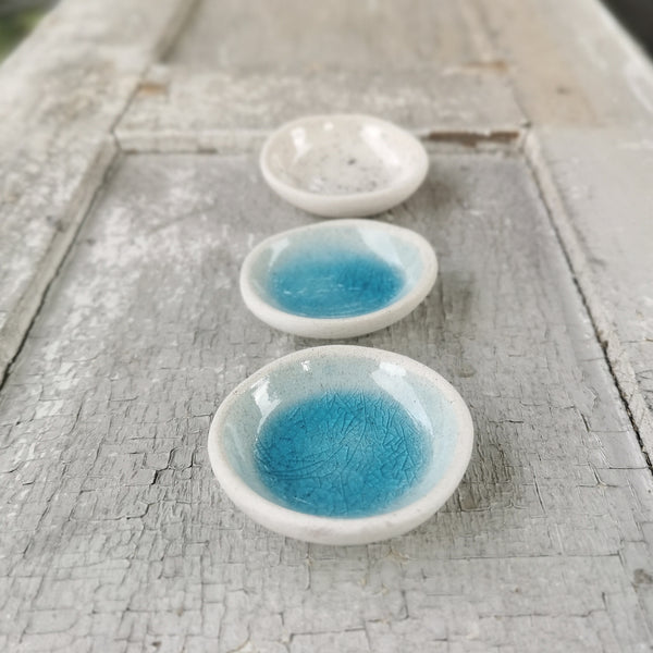 Set di mini ciotole in ceramica, colori diversi