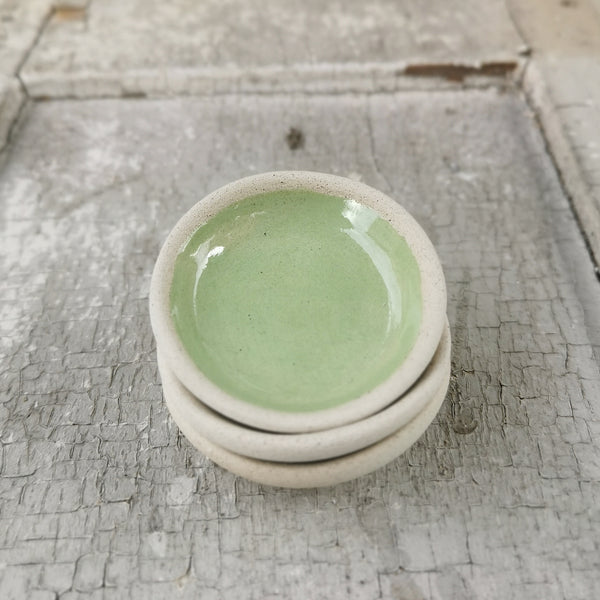 Set di mini ciotole in ceramica, colori diversi