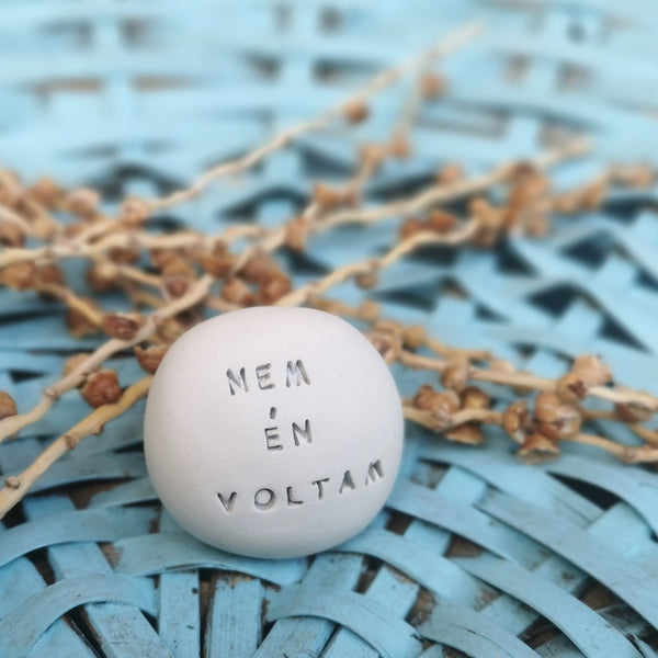 NEM ÉN VOLTAM - Magic inscription carved in stone for children too...