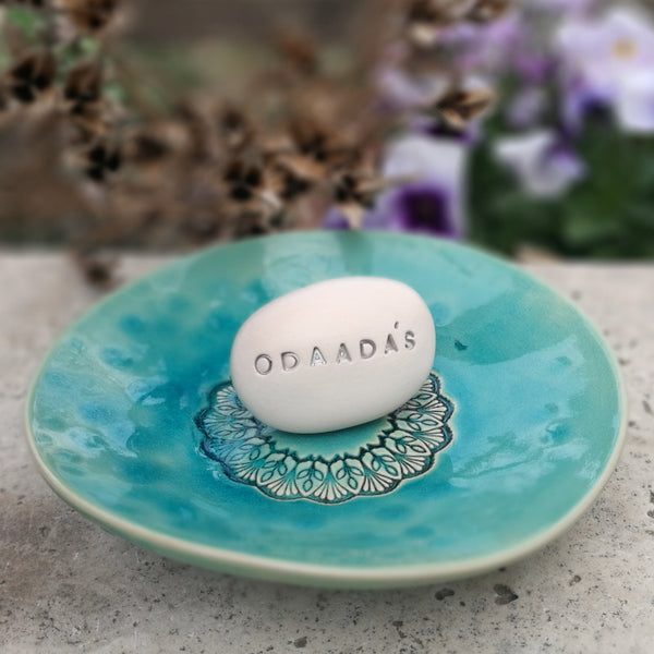 ODAADÁS - Handmade Magic Pebble with a magic message