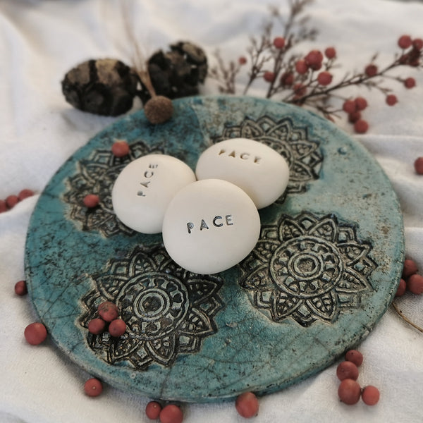 PACE - Ceramic magic message stone