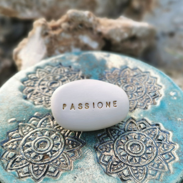 PASSIONE - Kerámia motivációs kavics