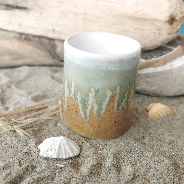 Tazza da caffè "Sandy Beach" - Edizione limitata, "CoupleCup" / 2 pezzi 