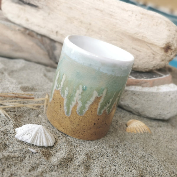Tazza da caffè "Sandy Beach" - Edizione limitata, "CoupleCup" / 2 pezzi 