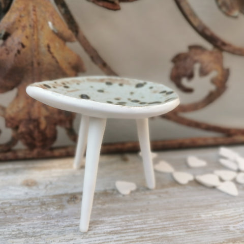 Modern mini bowl, jewelry holder, decorative stone effect ceramic