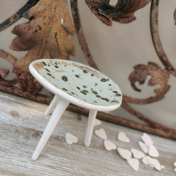 Modern mini bowl, jewelry holder, decorative stone effect ceramic