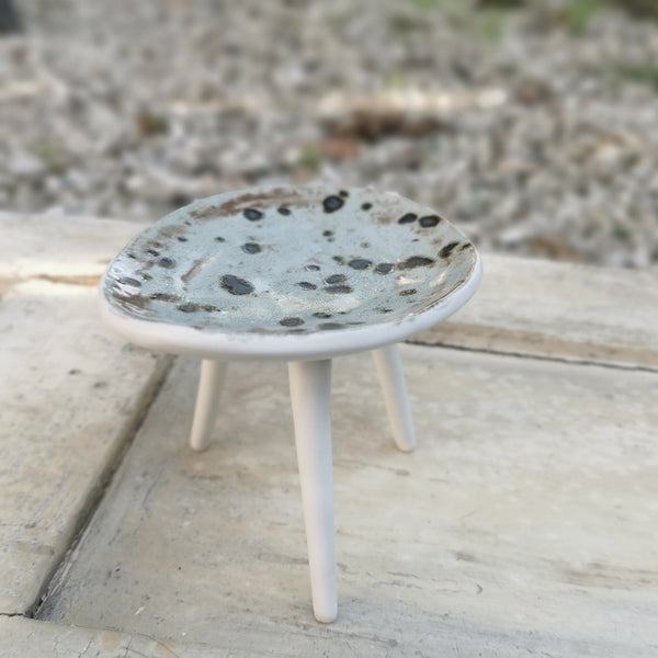 Modern mini bowl, jewelry holder, decorative stone effect ceramic