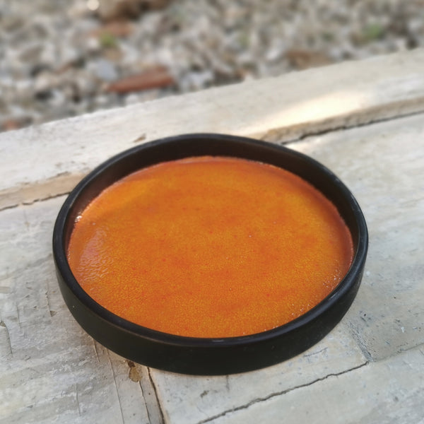 Lava and black color bowl, jewelry holder
