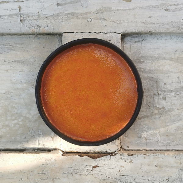 Lava and black color bowl, jewelry holder