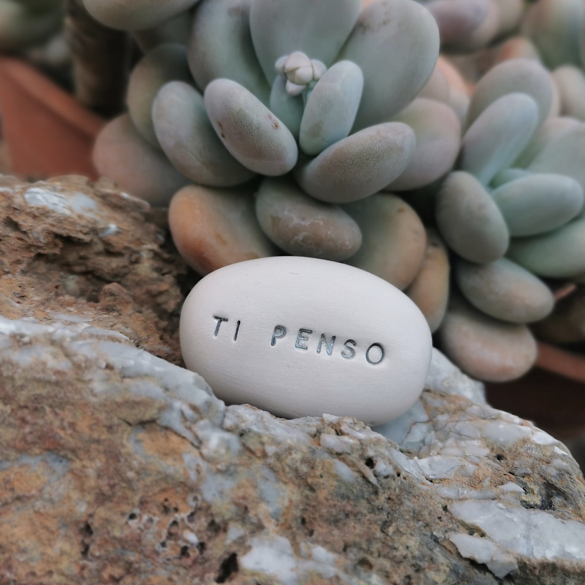  TI PENSO - Regalo in ceramica motivazionale