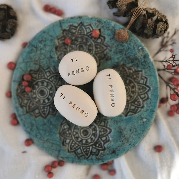  TI PENSO - Regalo in ceramica motivazionale