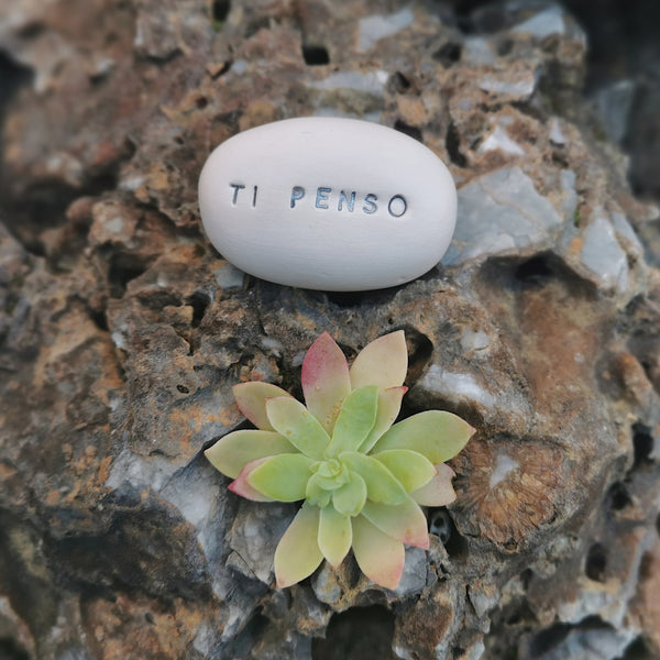  TI PENSO - Regalo in ceramica motivazionale