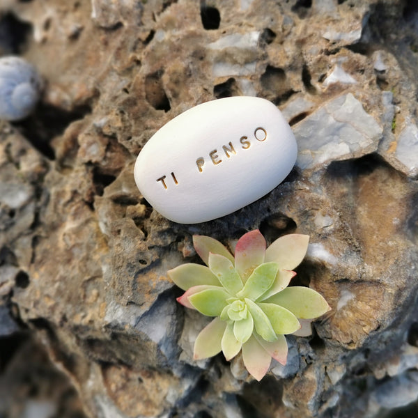  TI PENSO - Regalo in ceramica motivazionale