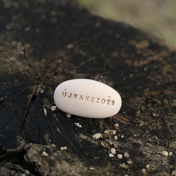 ÚJRAKEZDÉS - Words of affirmation on ceramic pebbles