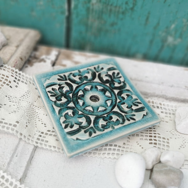 PORTA SAPONE in ceramica unico, stile romantico e rustico