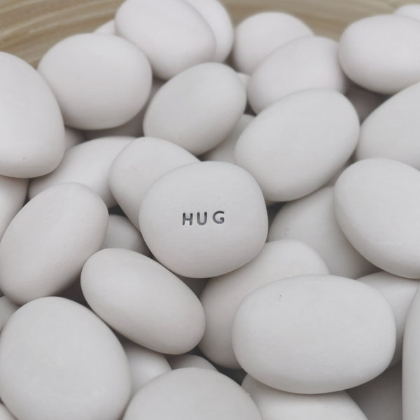 HUG - Motivational pocket pebble