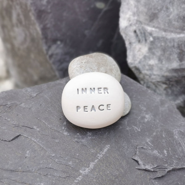 INNER PEACE - Spiritual magic message stone
