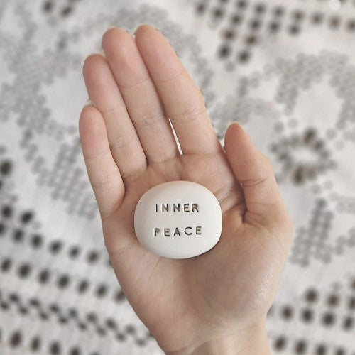 INNER PEACE - Spiritual magic message stone
