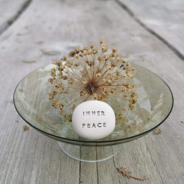 INNER PEACE - Spiritual magic message stone